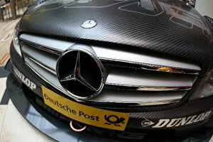 Sponsor Gallery: Front of the Mercedes C-Class with new sponsor Deutsche Post