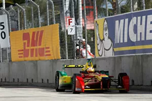 Images Dated 14th March 2015: Miami e-Prix 2015. First Practice Session Daniel Abt (GER) / Audi Abt Sport - Spark-Renault