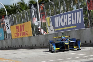Images Dated 14th March 2015: Miami e-Prix 2015. First Practice Session Nicolas Prost (FRA)/E