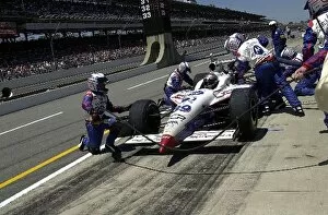 Fuel Collection: Michael Andretti (USA) Team Motorola Dallara Chevrolet ran strongly until the last round of pit