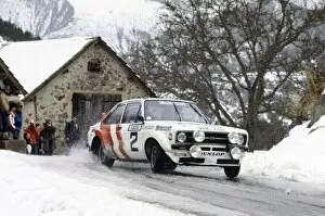 Images Dated 5th September 2005: Monte Carlo Rally, Monaco. 20-26 January 1979: Bjorn Waldegaard / Hans Thorszelius, 2nd position