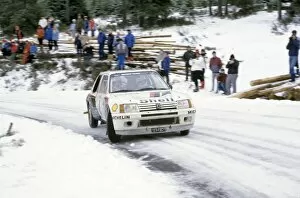 Monte Carlo Rally, Monaco. 26 January-1 February 1985: Bruno Saby / Jean-Francois Fauchille, 8th position
