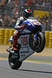 Rd3 French Grand Prix Collection: MotoGP: Race winner Jorge Lorenzo FIAT Yamaha