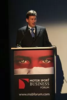 Images Dated 10th December 2008: Motorsport Business Forum: Martin Whitaker CEO Bahrain International Circuit