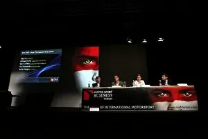 Motorsport Business Forum Monaco: L-R: Nick Fry, CEO Brawn GP; Michael Roche