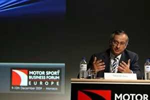 Images Dated 9th December 2009: Motorsport Business Forum Monaco: Talal Al Zain, CEO Mumtalakat