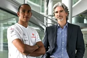 Presentation Gallery: Go Motorsport Launch: Lewis Hamilton McLaren and Damon Hill