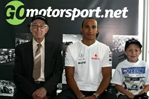 Presentation Gallery: Go Motorsport Launch: Lewis Hamilton McLaren with Tommy Entwhistle The oldest MSA licence holder