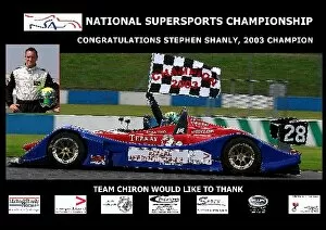 Images Dated 23rd September 2003: National Supersports Championship: Stephen Shanly National Supersports Championship Winner 2003