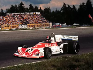 Sweden Collection: NEVE IN FRANK WILLIAMS MARCH SWEDISH GP 1977