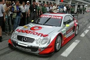 Images Dated 6th September 2003: Niki Lauda (AUT), former Formula One driver, in the the Mercedes CLK two-seater DTM car