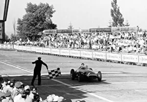 Images Dated 15th November 2005: Nurburgring, Germany. 4 August 1957: Juan Manuel Fangio, 1st position