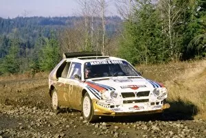 Olympus Rally, United States. 4-7 December 1986: Markku Alen / Ilkka Kivimaki, 1st position