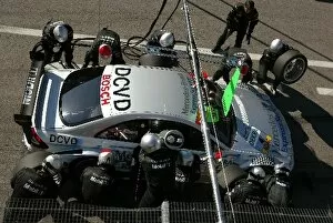 Images Dated 5th September 2003: Pitstop practice of Christijan Albers (NED), Express-Service AMG-Mercedes