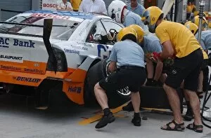 Images Dated 6th June 2003: Pitstop practice by the OPC Holzer Team. DTM Championship, Rd 4, Lausitzring, Germany