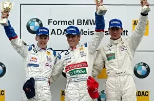 Formula Bmw Adac Championship Collection: Podium, From left to right: Salvatore Gangarossa (ITA), KUG / DEWALT Racing (2nd)