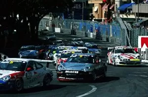 Images Dated 28th May 2002: Porsche Supercup: The field stream through Sainte Devote