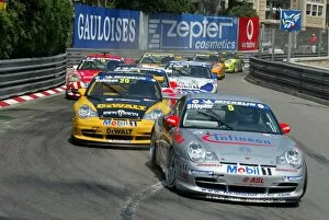 Images Dated 1st June 2003: Porsche Supercup: Frank Stippler Infineon - Team Farnbacher leads at the start