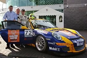 Images Dated 8th June 2006: Porsche Supercup: James Beckett, Roger Lane-Nott and Danny Watts who is competing in the Porsche