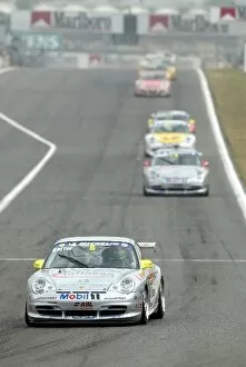 Images Dated 4th May 2003: Porsche Supercup: Race winner Pierre Kaffer Infineon - Team Farnbacher