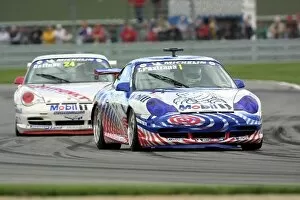 Images Dated 28th September 2003: Porsche Supercup: Travis Pastrana drove the celebrity car