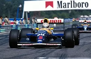 Images Dated 9th January 2001: Portuguese Grand Prix: Nigel Mansell Williams Renault FW14 was disqualified for having his tyre