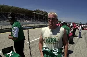 Images Dated 2nd June 2002: Possible Indy 500 winner concentrates before qualifying an excellent second fastest for the Miller