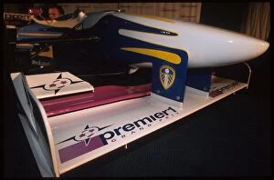 Images Dated 28th September 2001: Premier One Launch: Leeds United paraded their Premier1 Car to be used in the forthcoming Premier1