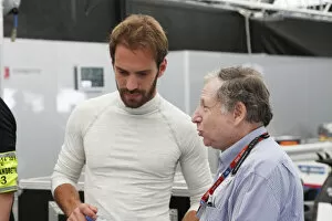 Images Dated 10th January 2015: Qualifying Sessions. Jean Todt - FIA President and Jean-Eric Vergne (FRA)