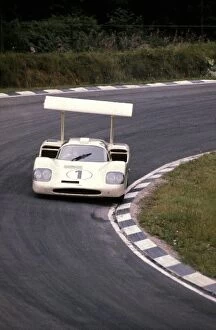 1967 Collection: RAC Sports Car Championship: Phil Hill / Mike Spence, Chaparral 2F Chevrolet, won the race