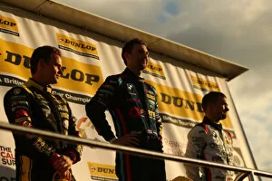 Images Dated 2nd April 2017: Race 3 Podium Chilton Jordan Turkington-3