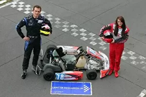 Carting Gallery: Race Against Cancer Karting Event: Stephen Jelley and Laura Tillet