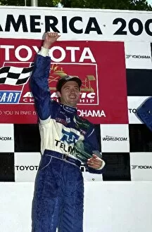 Toyota Atlantic Gallery: Race winner Luis Diaz (MEX) Dorricott Racing celebrates on the podium