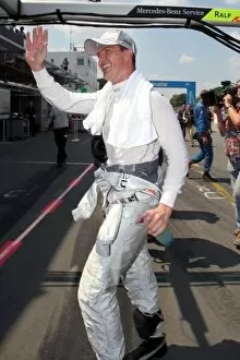 Images Dated 2nd July 2010: Ralf Schumacher faehrt in seinem AMG Mercedes auf Pole Position - DTM Norisring - 4th Round 2010