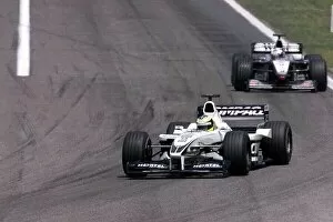 Images Dated 7th May 2000: Ralf Schumacher leads David Coulthard