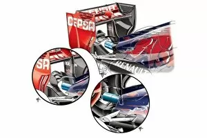 Aerodynamic Collection: Red Bull RB11 rear wing: MOTORSPORT IMAGES: Red Bull RB11 rear wing