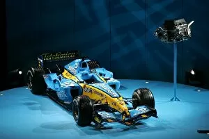 Images Dated 1st February 2005: Renault R25 Launch: The Renault R25: Renault R25 Launch, Grimaldi Forum, Monaco, 1 February 2005