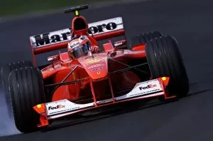 Images Dated 25th March 2000: Rubens Barrichello, Ferrari, locking up