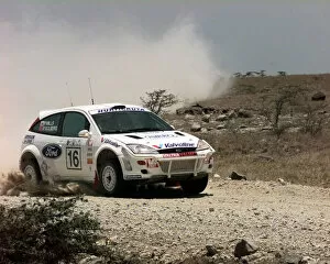 Images Dated 25th November 2020: Safari 2000 - Petter Solberg Ford Focus - action