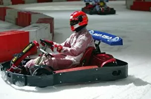 Carting Gallery: Schumacher On Ice: Michael Schumacher, Ferrari, takes part in Schumacher On Ice'