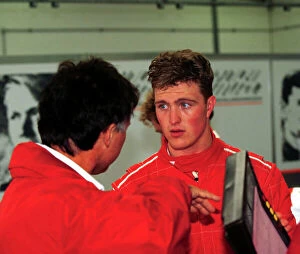 Images Dated 8th August 1996: Schumi jnr. tests Mclaren F1 at Silverstone