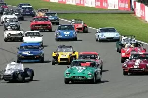 Historic Gallery: Silverstone Classic: The start of the Stirling Moss trophy race