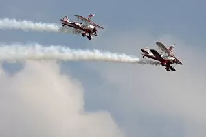 Images Dated 27th July 2008: Silverstone Classic: Team Guinot Wing Walkers air display