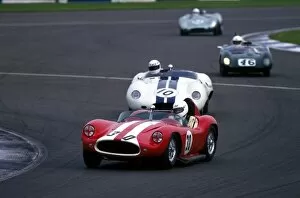 Images Dated 27th August 2001: Silverstone Historic Festival: Historic racing cars competing at the Festival