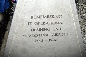 Images Dated 9th November 2008: Silverstone Sign Unveiling: The base of the sign recognises Silverstone Circuits former role as
