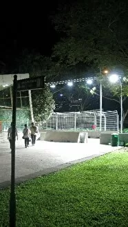 Construction Gallery: Singapore Circuit Construction: Night lighting on the Singapore GP circuit