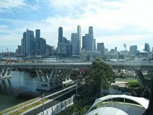 Images Dated 29th July 2008: Singapore Circuit Construction: Scenic view