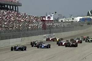 Images Dated 1st July 2002: The start of the CART Grand Prix of Chicago. Chicago Motor Speedway, Chicago, Il