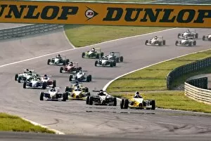 Formula Bmw Adac Championship Collection: Start of the race, with Michael Devaney (IRE), Team Rosberg, leading