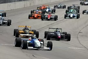 Images Dated 1st July 2002: The start of the Toyota Atlantic race at the CART Grand Prix of Chicago
